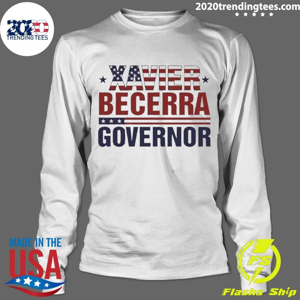 Xavier Becerra Governor California 2026 American Flag Shirt