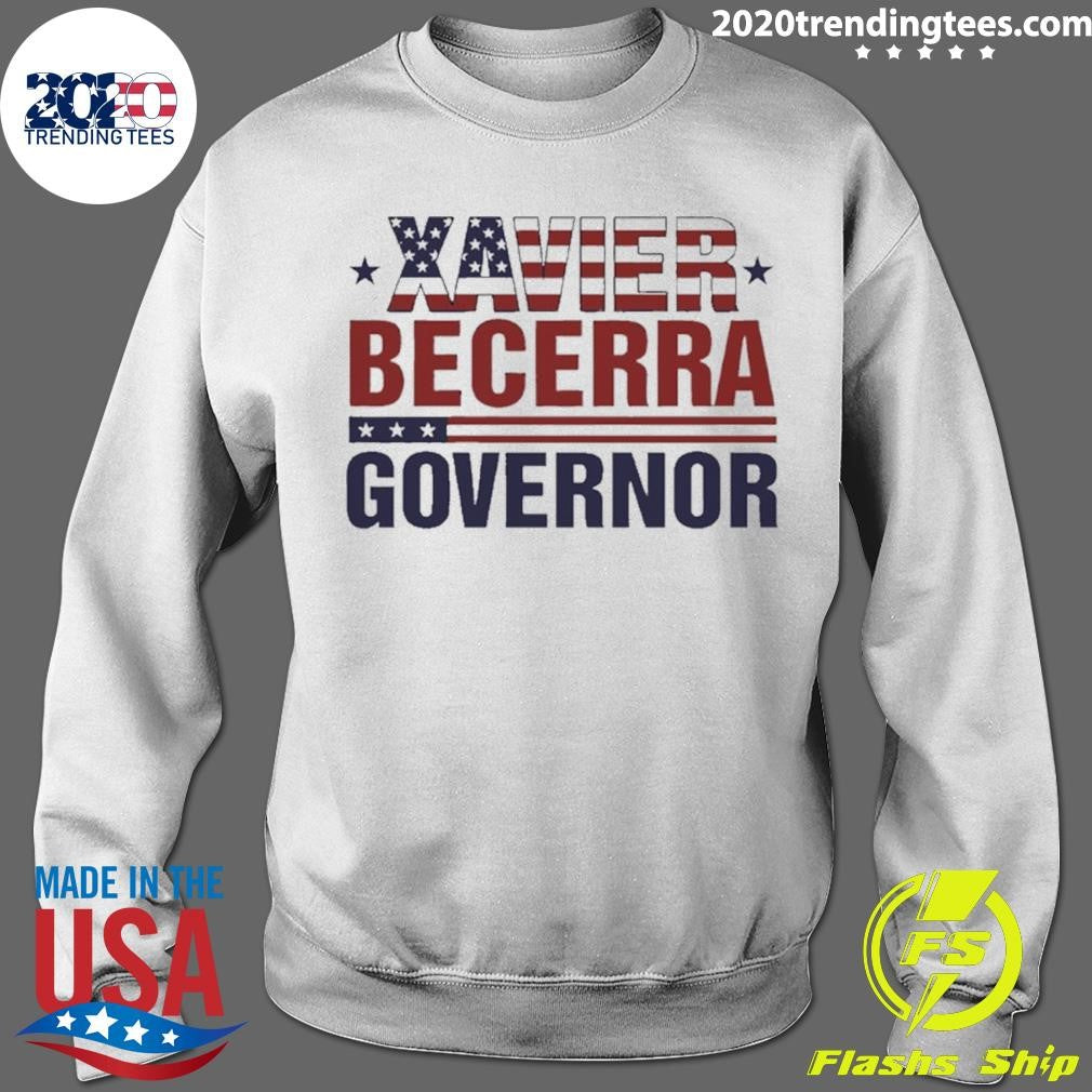 Xavier Becerra Governor California 2026 American Flag Shirt