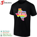 Yall means all Texas pride rainbow flag shirt