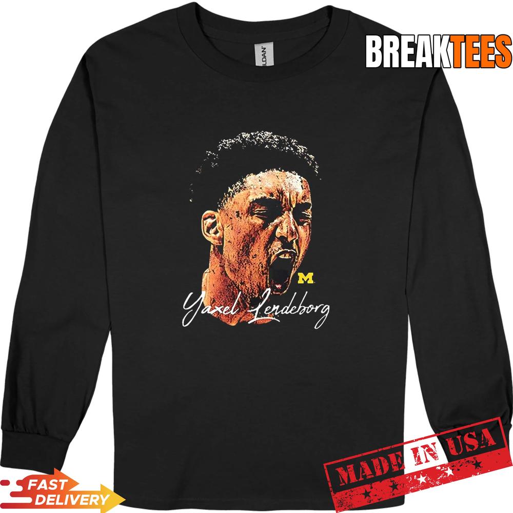 Yaxel Lendeborg scream Michigan Wolverines Basketball Signature Shirt