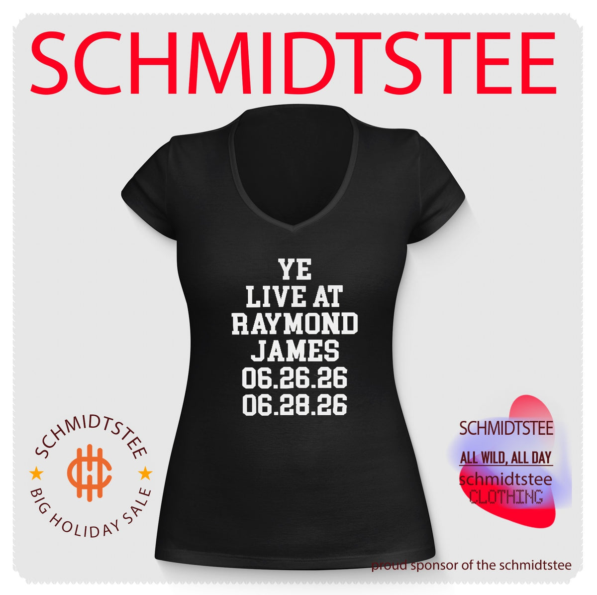 Ye Live At Raymond James Kanye West Concert Shirt