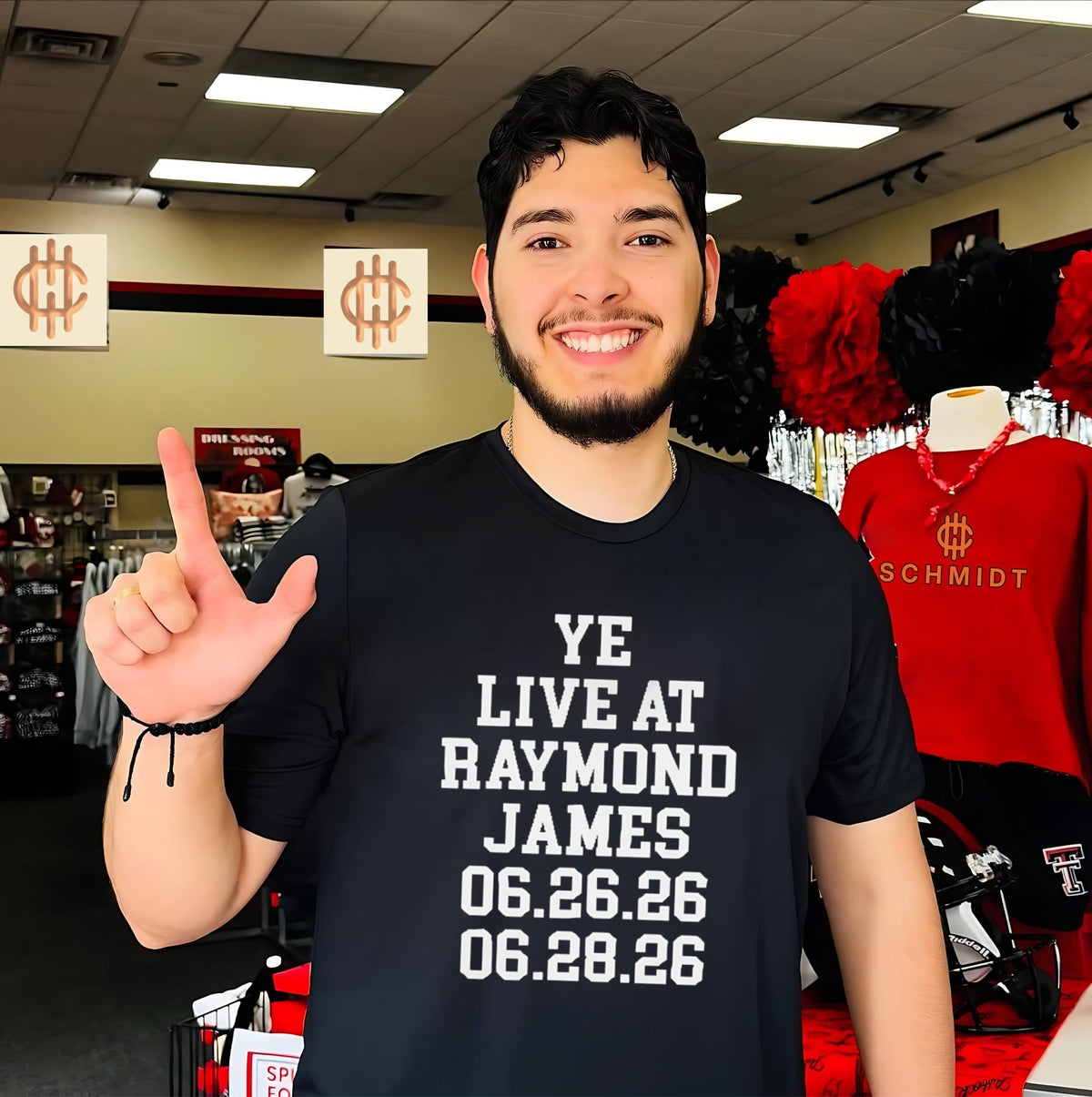 Ye Live At Raymond James Kanye West Concert Shirt