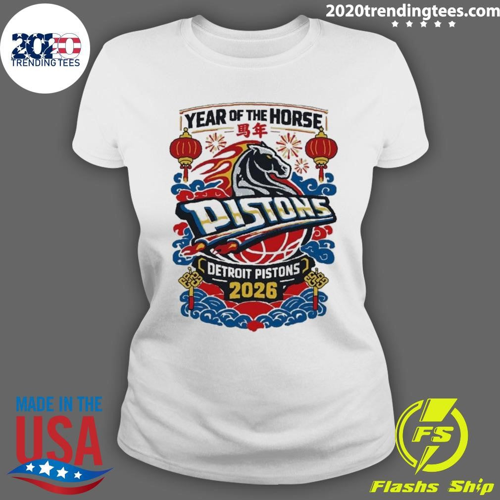 Year of the horse Pistons Detroit Pistons 2026 Shirt