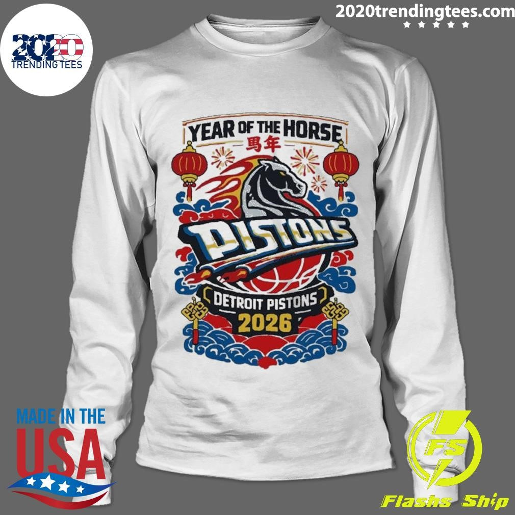 Year of the horse Pistons Detroit Pistons 2026 Shirt