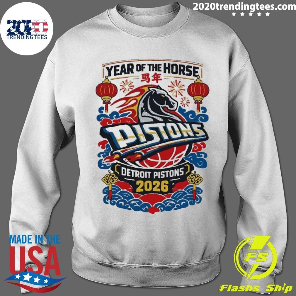 Year of the horse Pistons Detroit Pistons 2026 Shirt