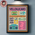 Yellowcard The Up Up Down Down Tour 2026 Summer North America Schedule Dates Home Decor Poster Canvas