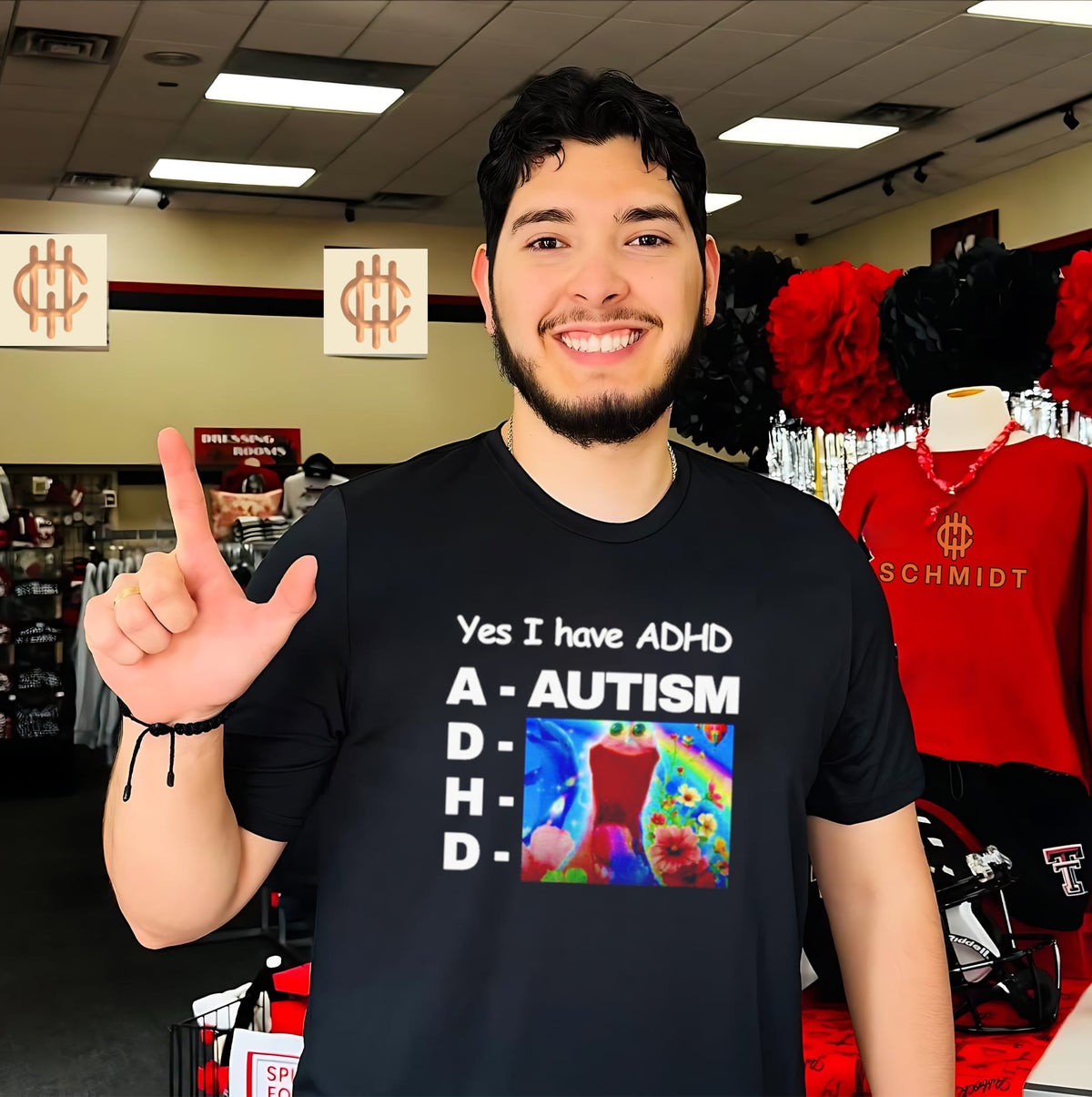 Yes I Have ADHD Autism Meme Neurodivergent shirt