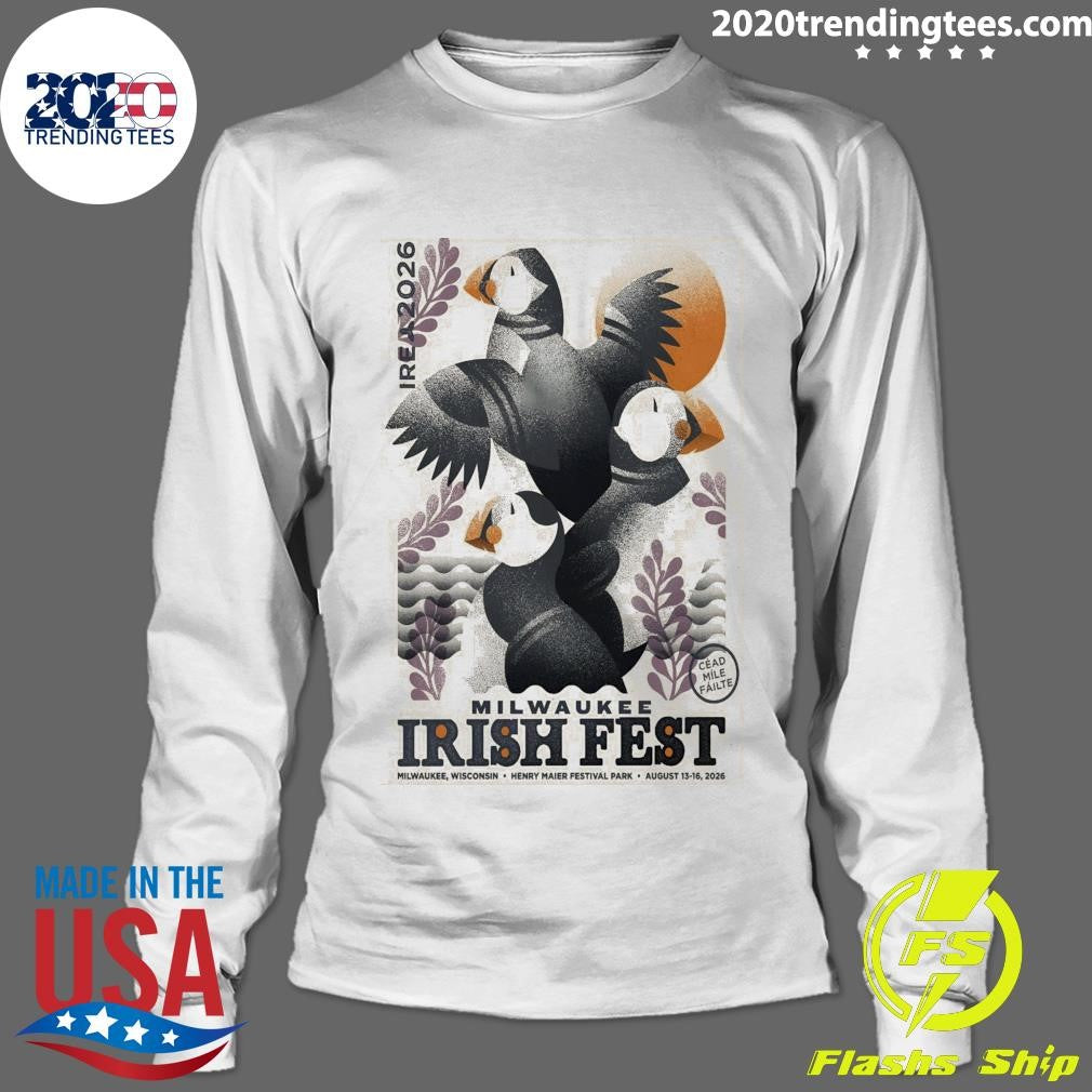 Milwaukee Irish Fest Milwaukee WI August 13-16, 2026 Shirt