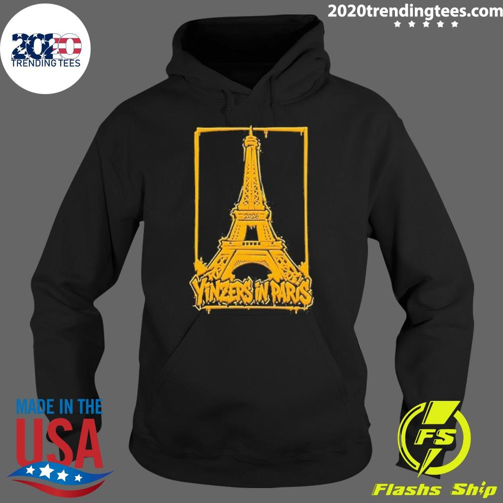 Yinzers In Paris 2026 Pittsburgh Eiffel Tower Shirt