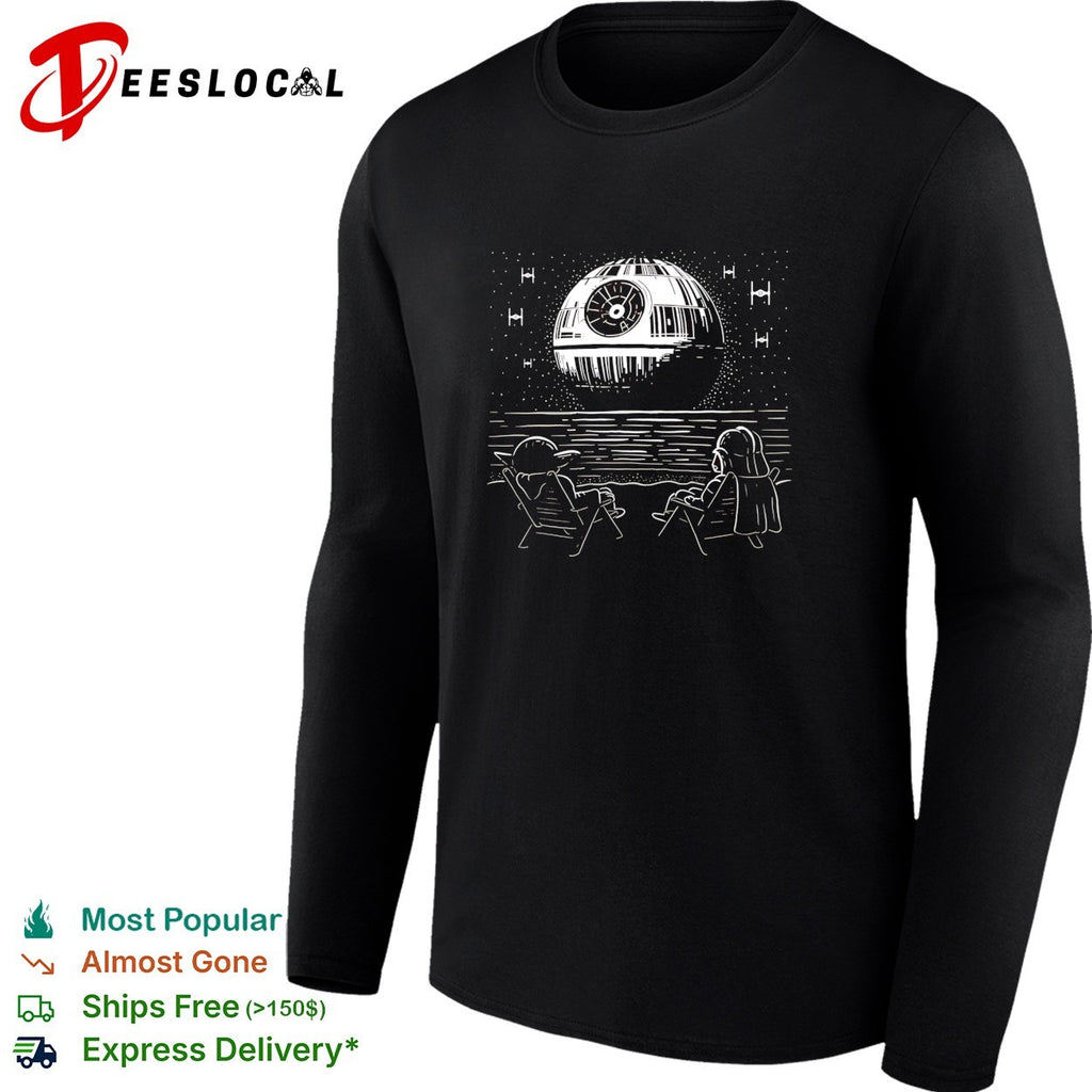 Yoda and Vader at the beach The Dark Side of the Beach shirt