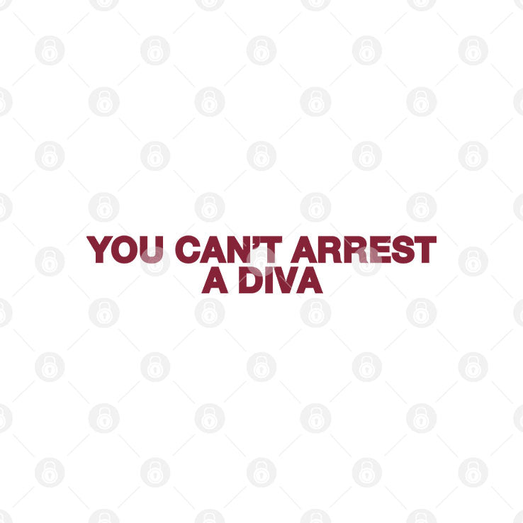 You Can’t Arrest A Diva Tee Shirt