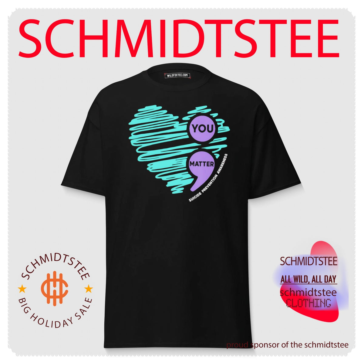 You Matter Semicolon Suicide Prevention Awareness shirt