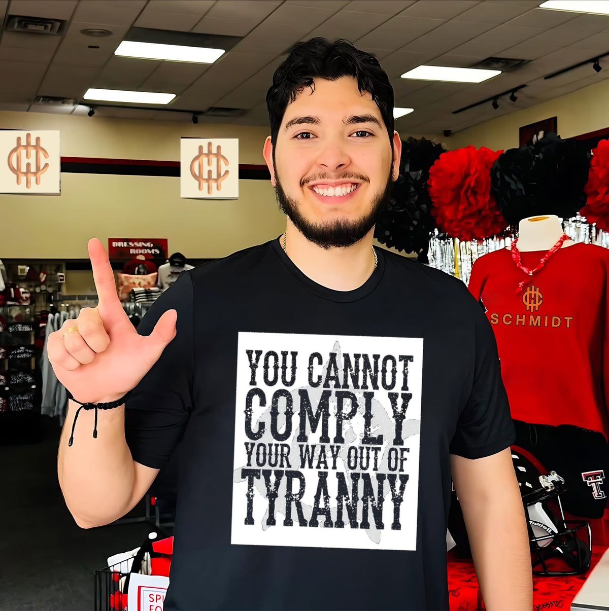 You cannot comply your way out of tyranny shirt