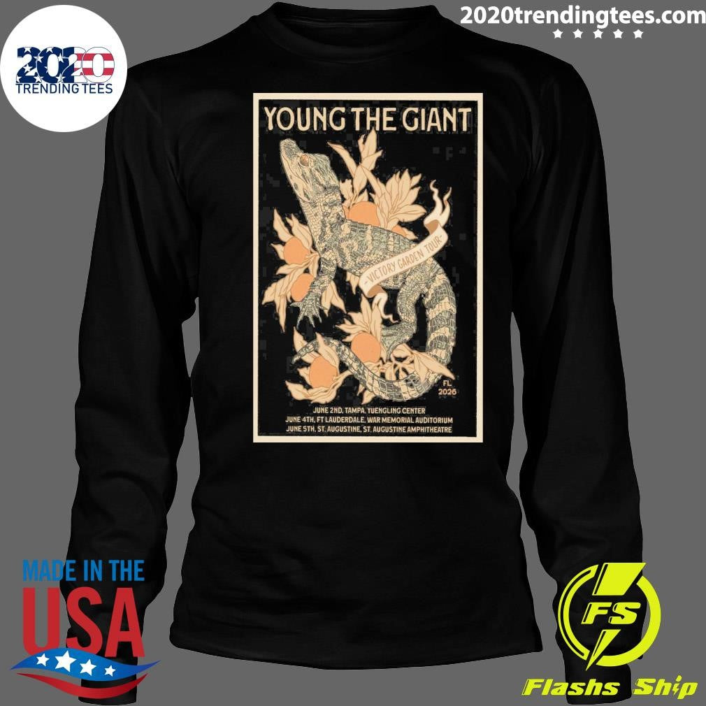 Young The Giant Victory Garden Tour 2026 Shirt