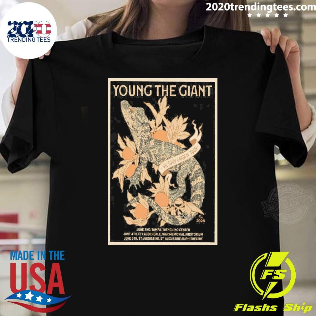 Young The Giant Victory Garden Tour 2026 Shirt