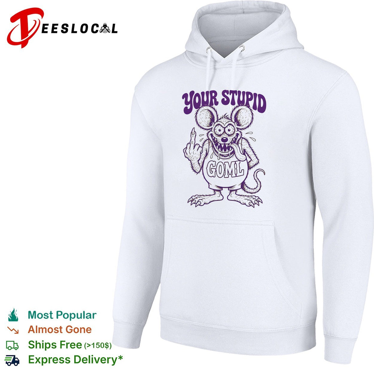 Your Stupid Goml Rat Fink Cartoon Character shirt