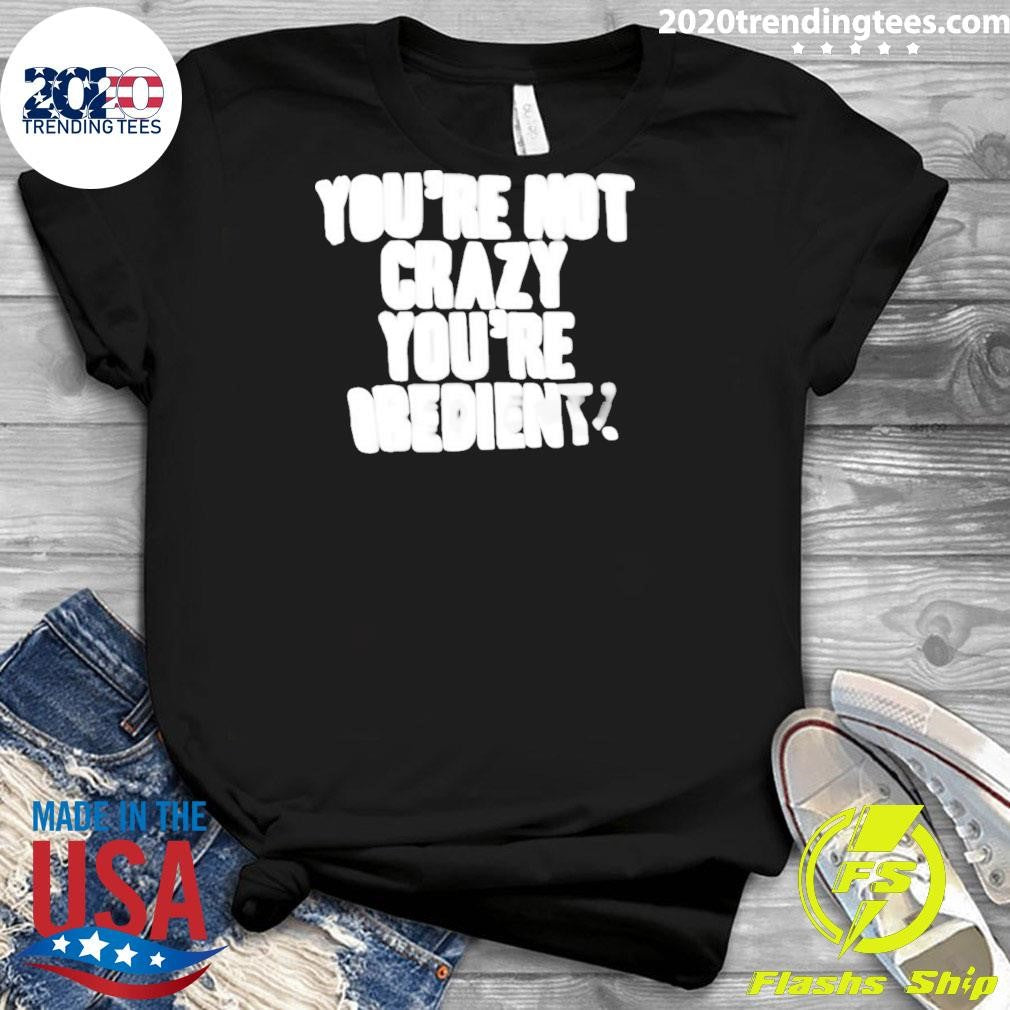 You’re Not Crazy You’re Obedient Shirt