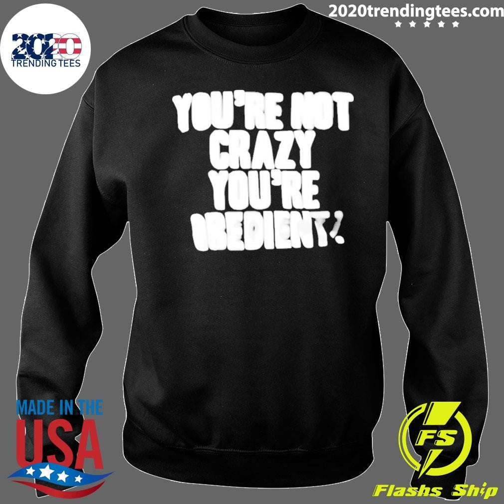 You’re Not Crazy You’re Obedient Shirt