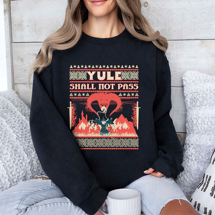 Yule Shall Not Pass Christmas T Shirt