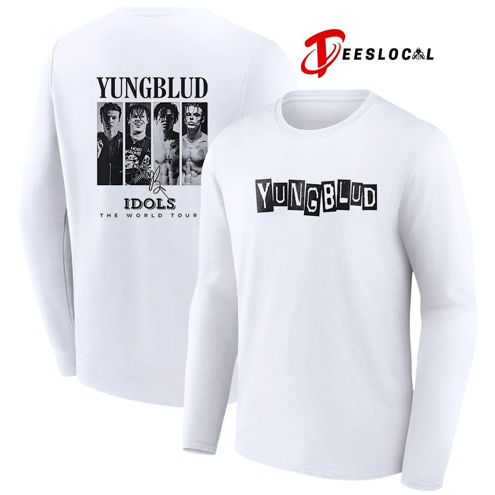Yungblud Idols the world tour Australia 2026 signature graphic shirt