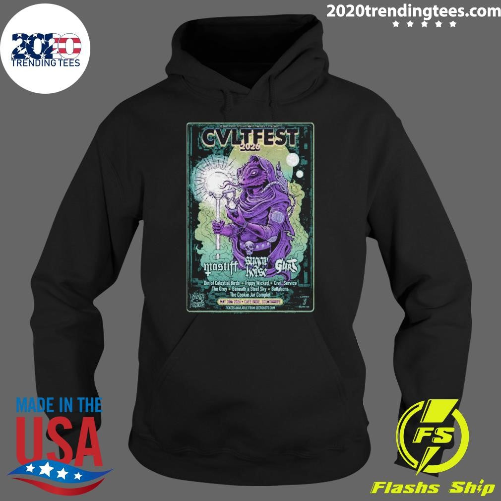 CVLt fest 2026 Din Of Celestial Birds Scunthorpe Café Independent, UK May 30 2026 Tour Shirt