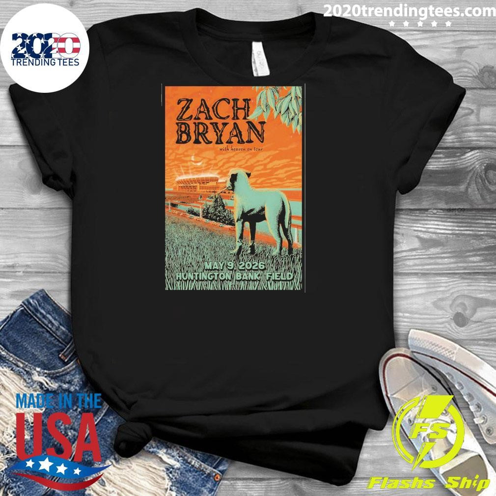 Zach Bryan In Cleveland OH On May 9 2026 Tour Shirt