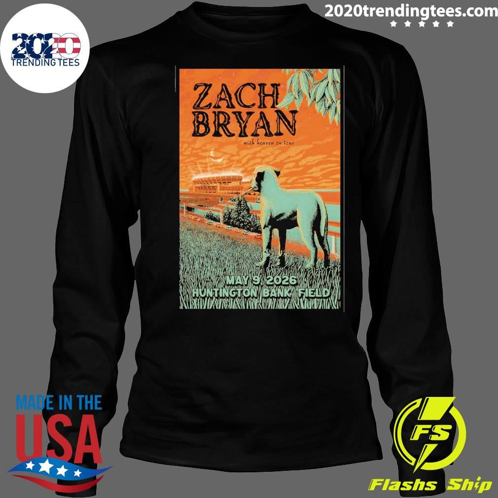 Zach Bryan In Cleveland OH On May 9 2026 Tour Shirt
