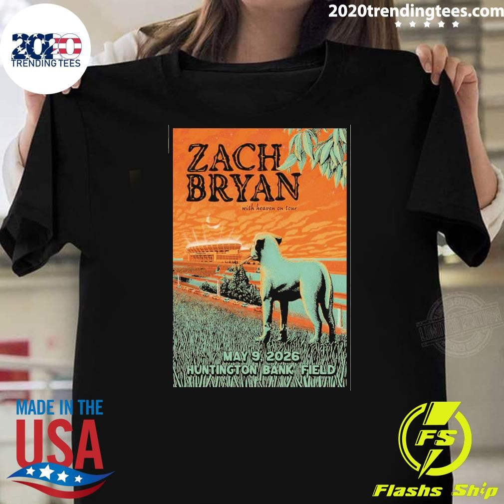 Zach Bryan In Cleveland OH On May 9 2026 Tour Shirt