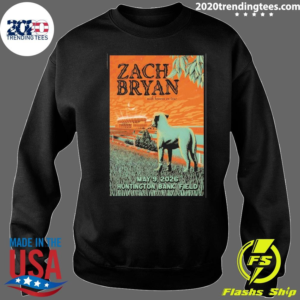Zach Bryan In Cleveland OH On May 9 2026 Tour Shirt