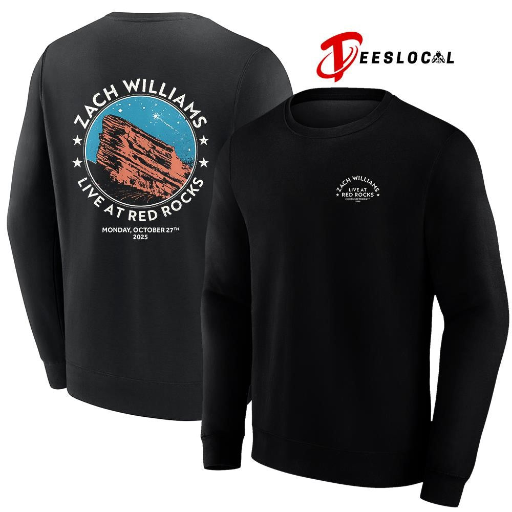 Zach Williams live at Red Rocks graphic shirt