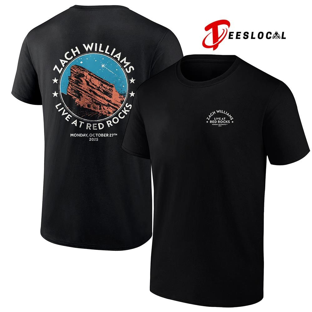 Zach Williams live at Red Rocks graphic shirt