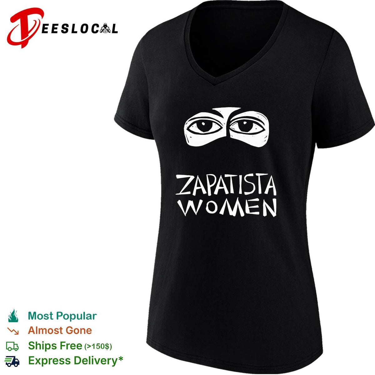 Zapatista women eye shirt