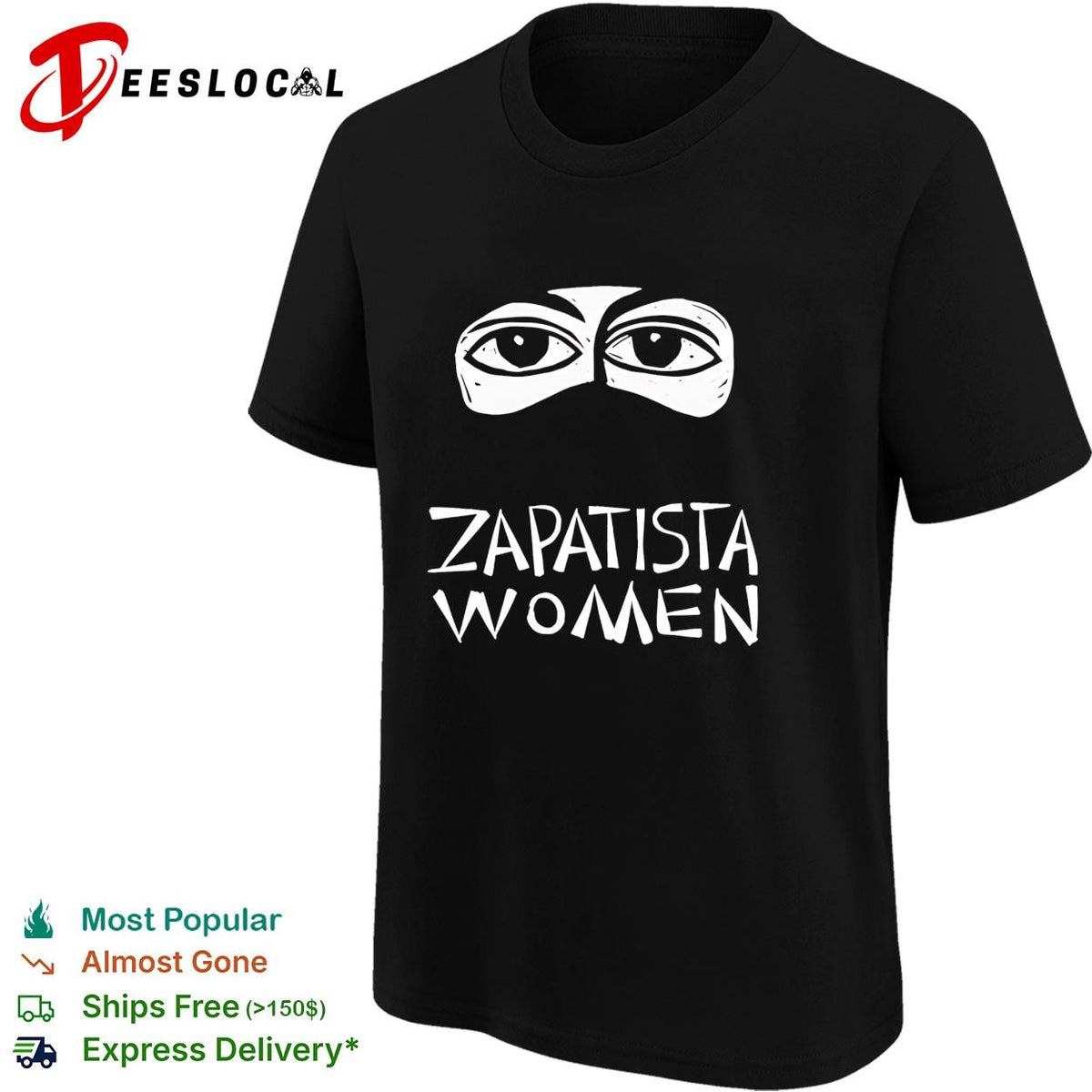 Zapatista women eye shirt