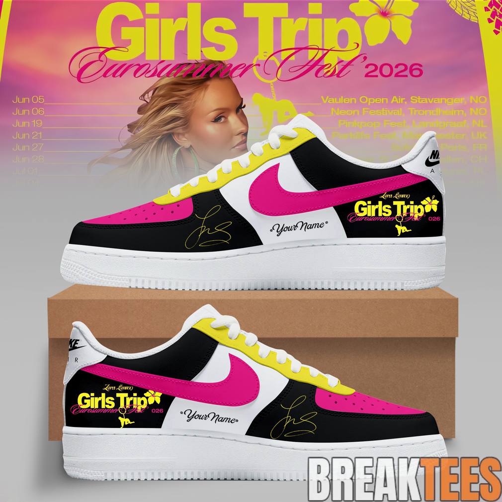Zara Larsson Girls Trip Eurosummer Fest 2026 Custom Air Force 1 Shoes