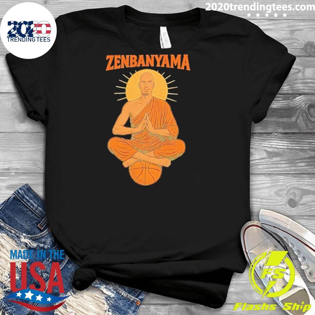 Zenbanyama Victor Wembanyama Monk Parody Logo Shirt
