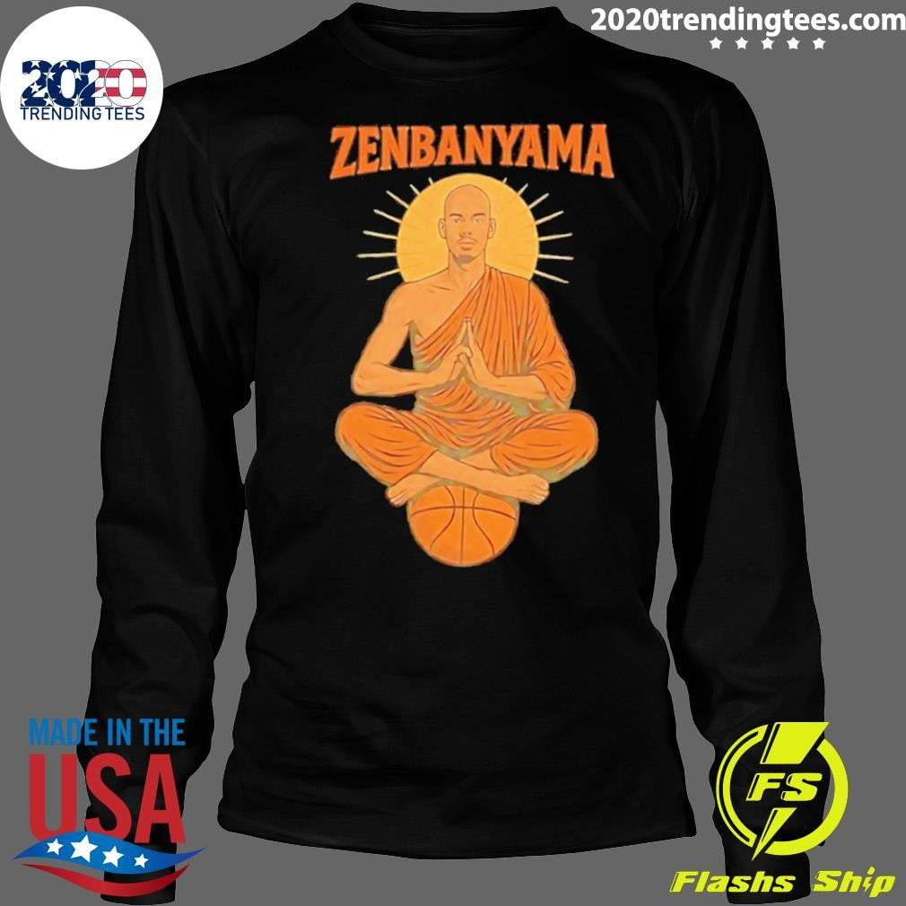 Zenbanyama Victor Wembanyama Monk Parody Logo Shirt