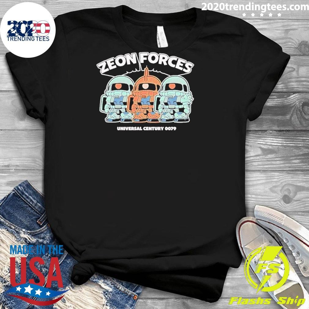 Zeon Forces Universal Century 0079 Zaku Ii Shirt