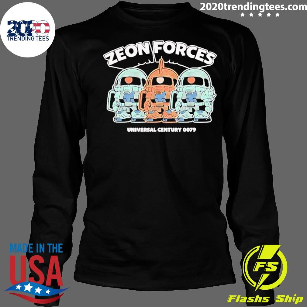 Zeon Forces Universal Century 0079 Zaku Ii Shirt