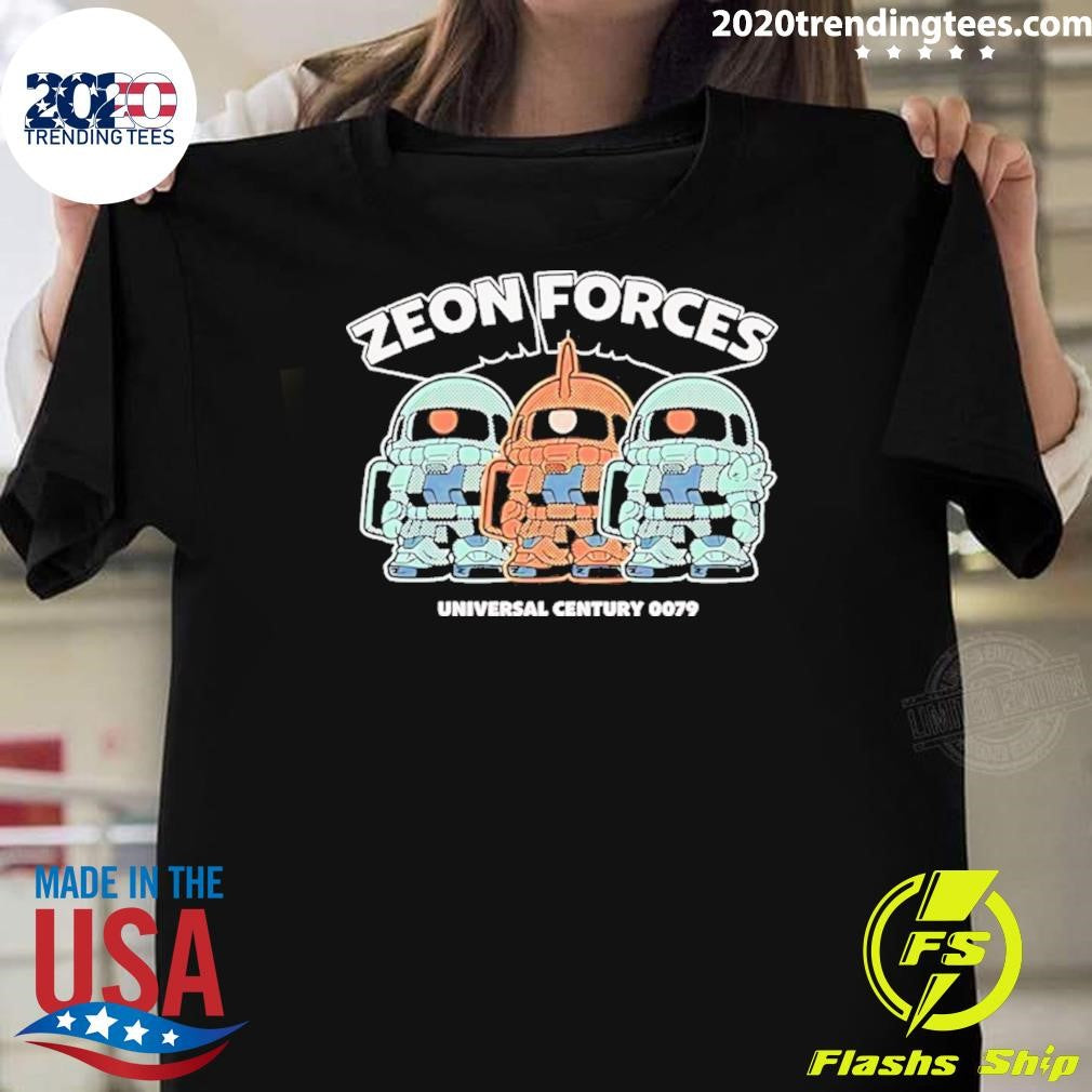 Zeon Forces Universal Century 0079 Zaku Ii Shirt