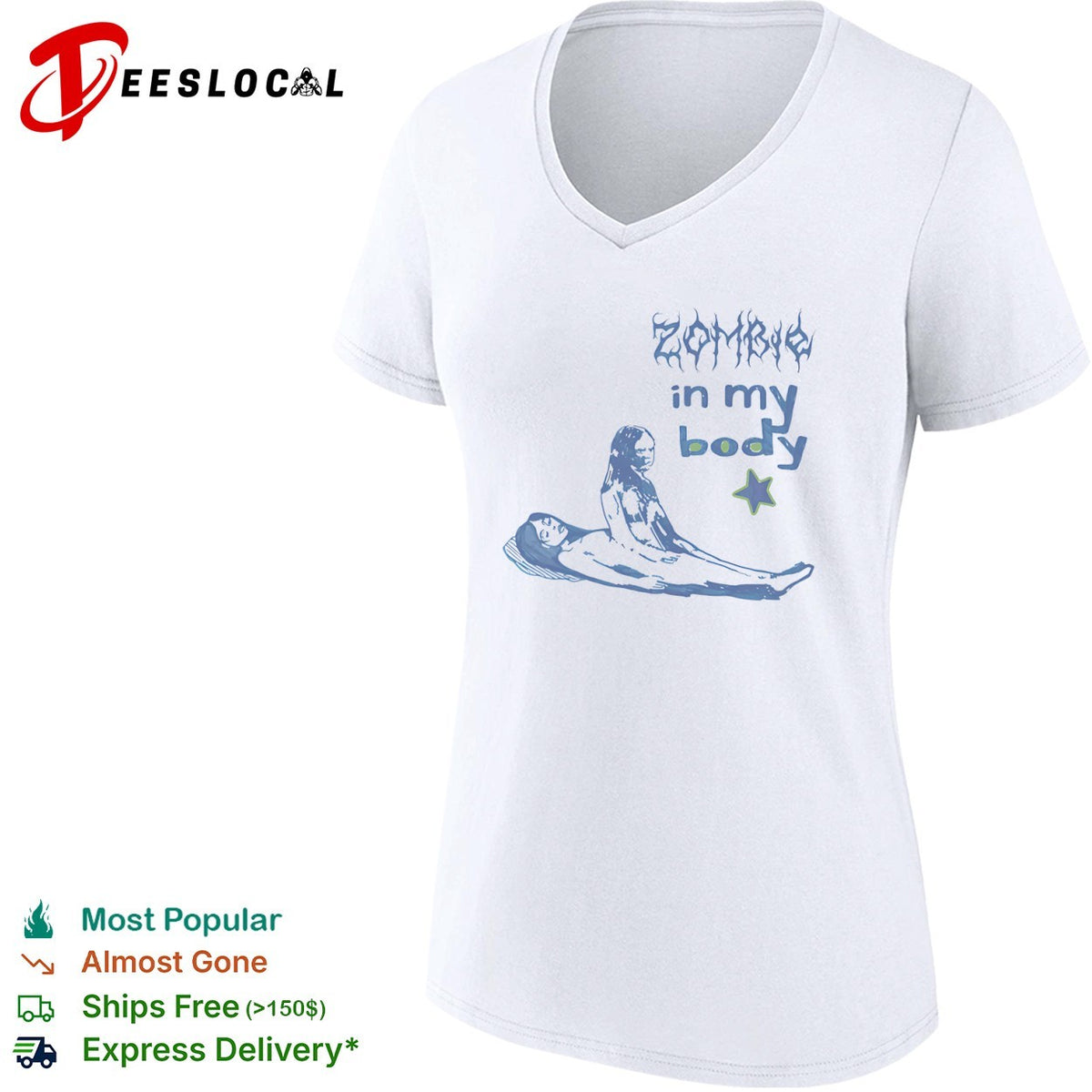 Zombie in my body shirt