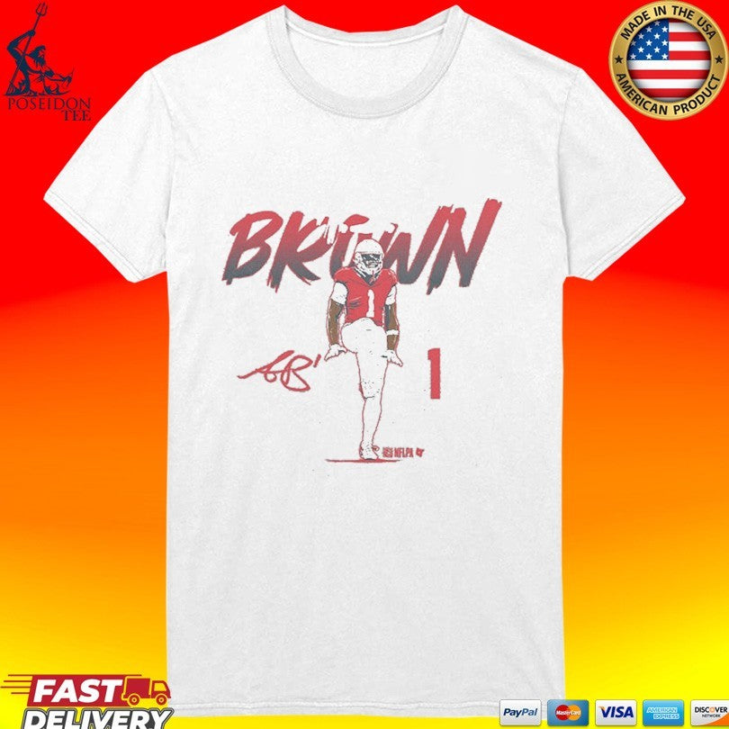 A.j. Brown Name Number Pose T-shirt