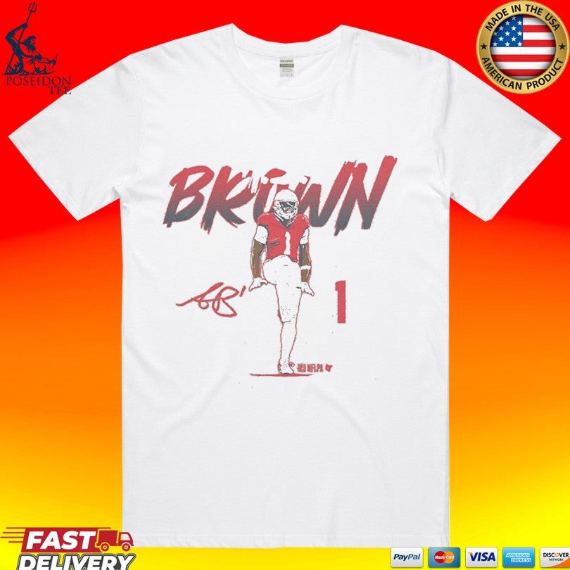 A.j. Brown Name Number Pose T-shirt