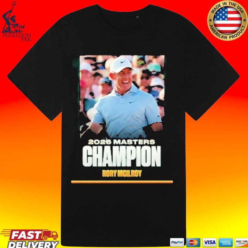 Rory Mcilroy 2026 Masters Champions T-shirt