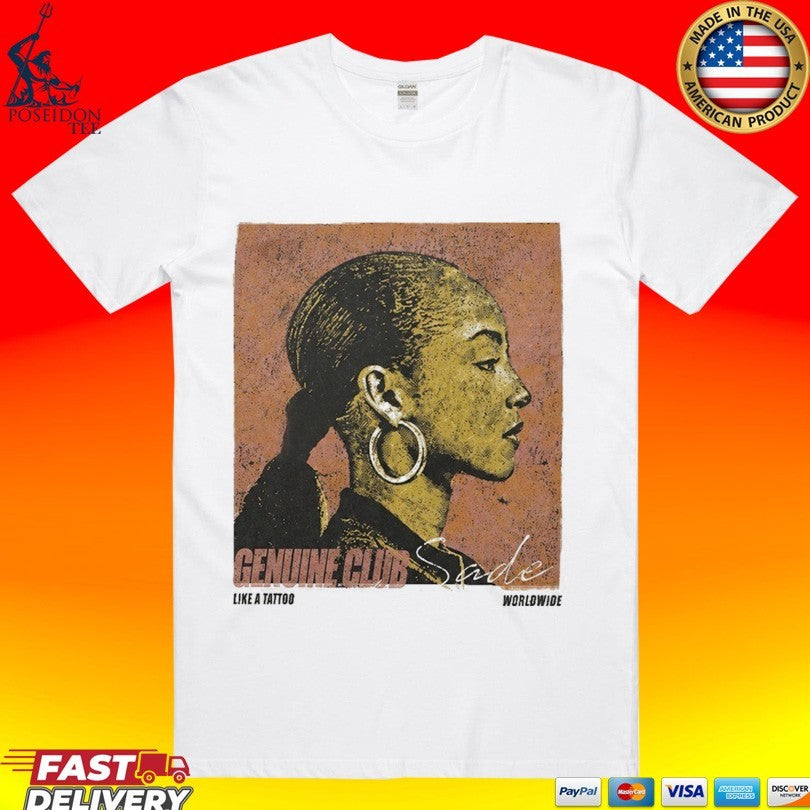 Adrien Genuine Club Like A Tattoo Worldwide Broner Sade Piece T-shirt