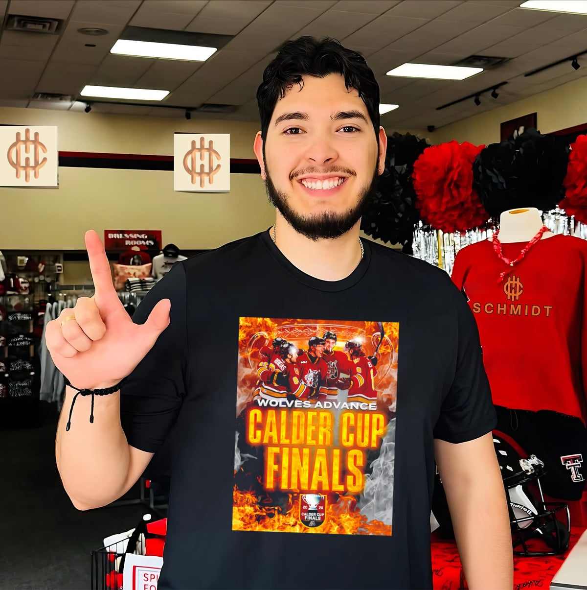 Chicago Wolves 2026 Calder Cup Finals poster shirt