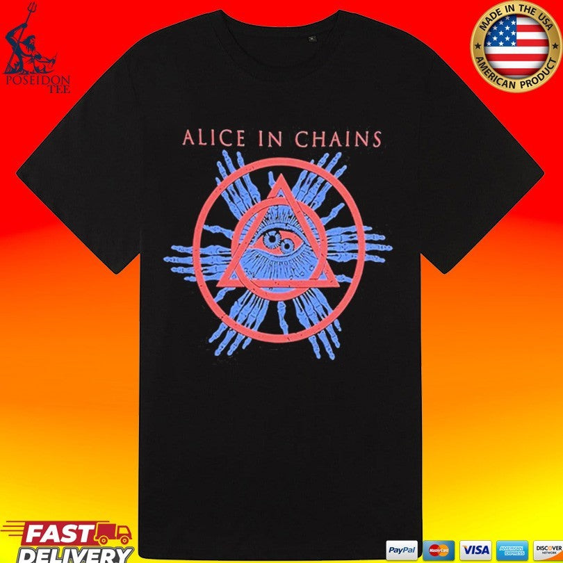 Alice In Chains Circle Triangle Large T-shirt