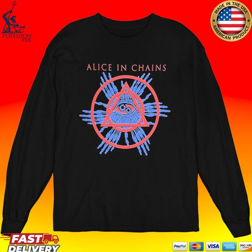Alice In Chains Circle Triangle Large T-shirt