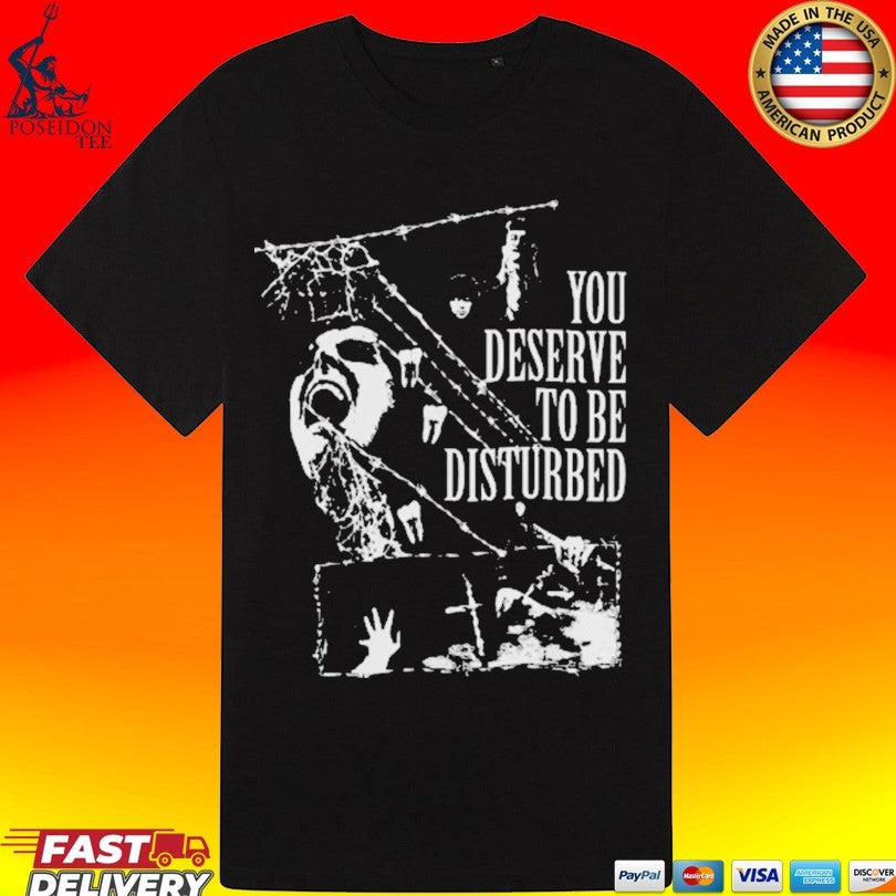 Alter You Deserve To Be Disturbed Collage T-shirt