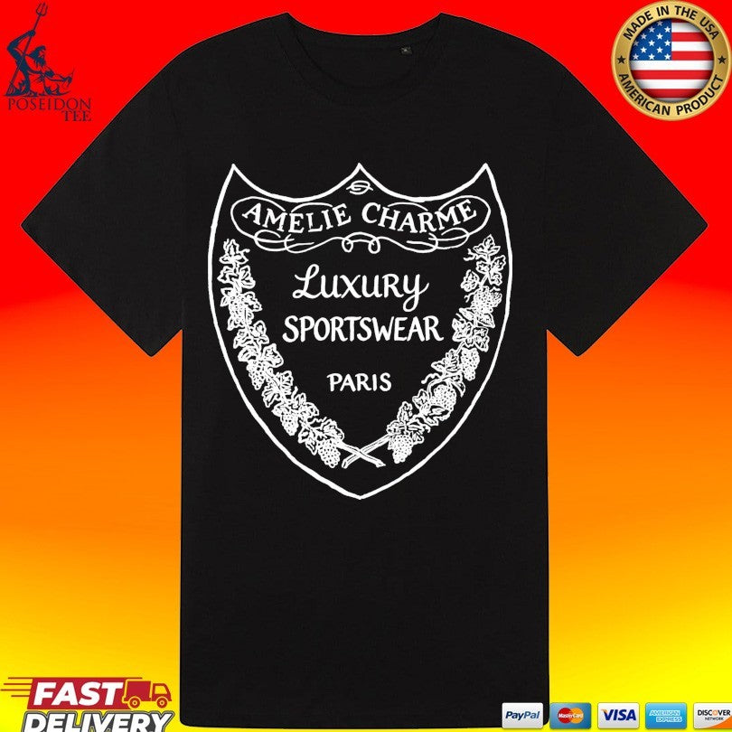Amelie Charme Luxury Sportswear Paris T-shirt