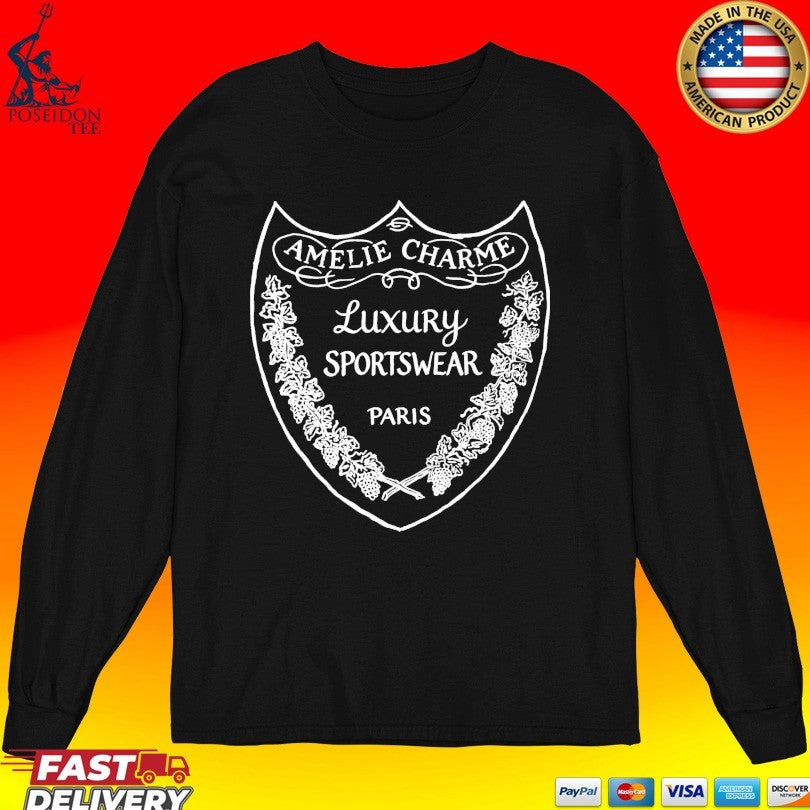 Amelie Charme Luxury Sportswear Paris T-shirt